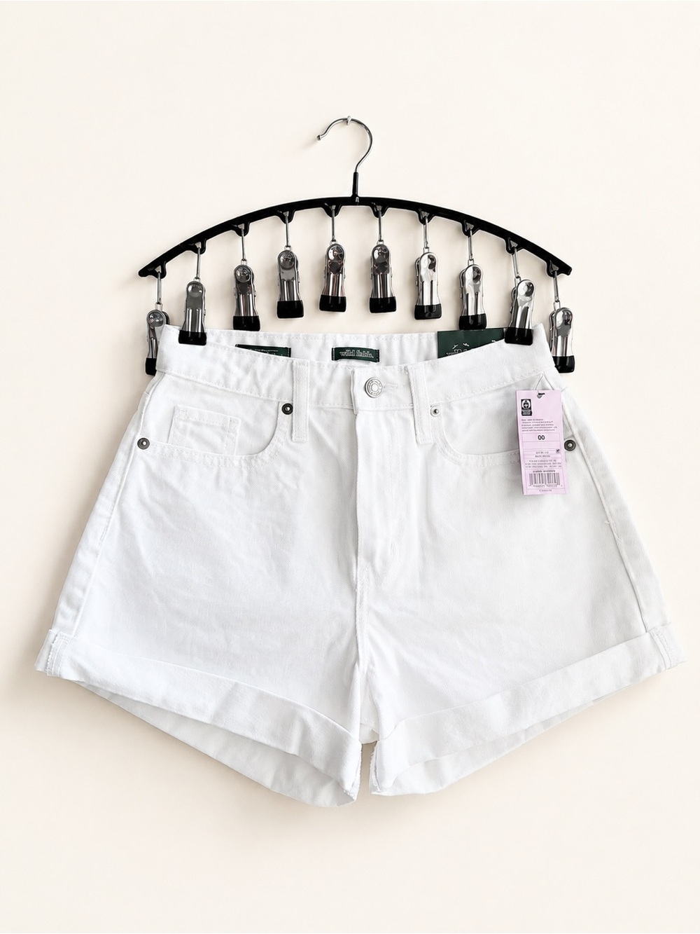 wild fable White High-Rise Denim Jean Shorts